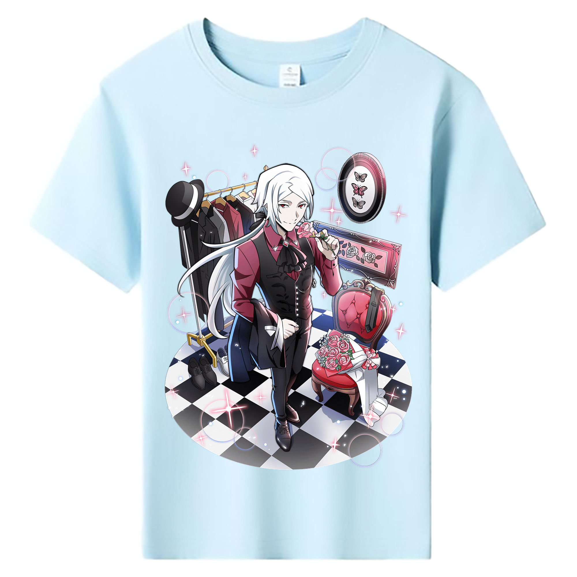 （画像用） 文豪ストレイドッグス Bungo Stray Dogs 綿100％キッズTシャツ（フロントプリント）